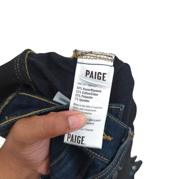 Paige Women 27 Maternity Verdugo Jeans Nottingham Blue Ultra Skinny Mid Rise - Picture 6 of 9